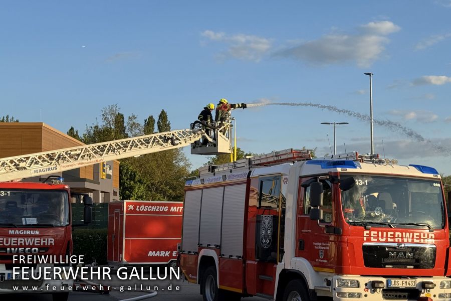 Ausbildung mit der Feuerwehr Mittenwalde